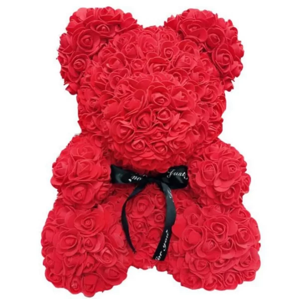 Oso de Rosas de Lujo Hecho a Mano - Image 9