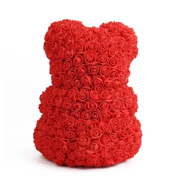 Oso de Rosas de Lujo Hecho a Mano - Image 5