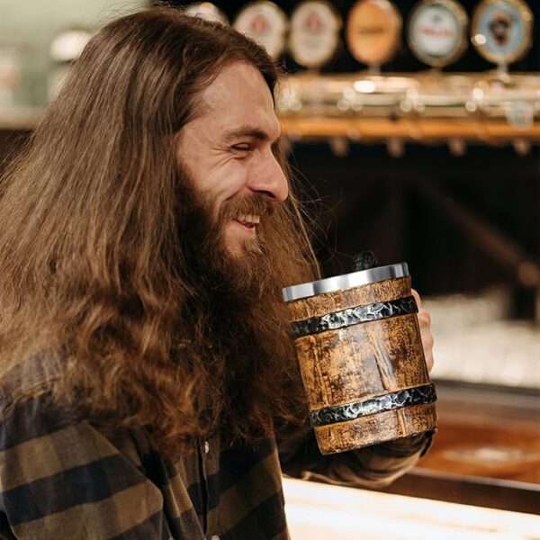 Vintage Mug™ Jarra de Cerveza Vikinga 500ml - Image 7