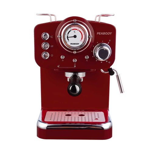 Cafetera Express Peabody en Rojo Radiante