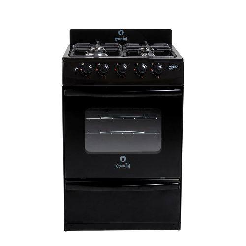 Cocina Escorial Master Style MASST56N Multigas 56CM Negro