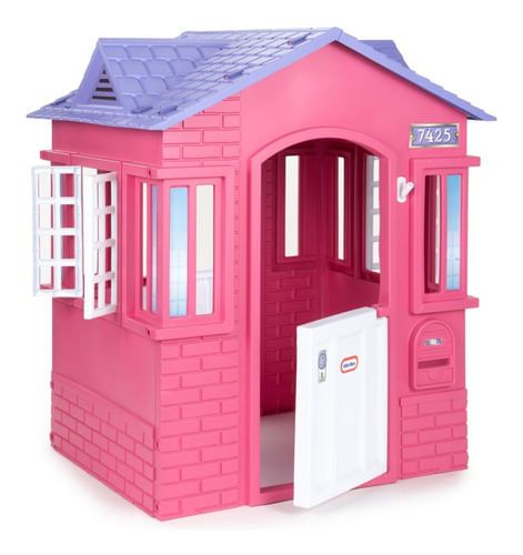 Casa de Juegos Infantil Rosa TechFun