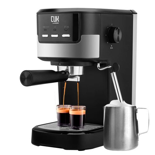 Cafetera Automática Expreso Gadnic CME01 con Espumador y Acero Inoxidable, 950W 1.2 Lts