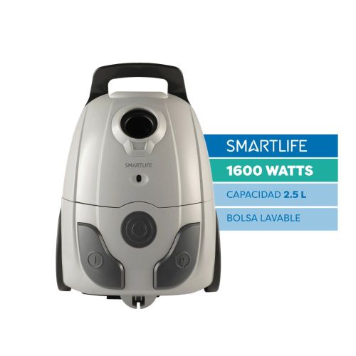 Aspiradora Potente de 1600W con Bolsa Lavable