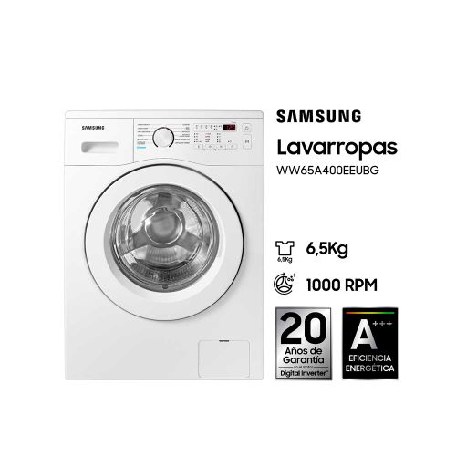 Lavarropas Inverter de 6,5 KG Blanco