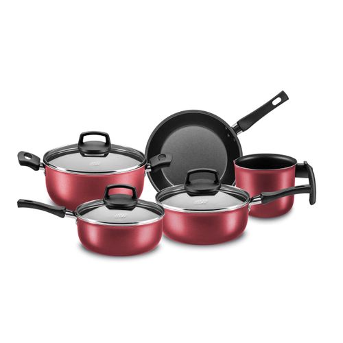 Set de Cocina de Aluminio con Recubrimiento de Teflón, 5 Piezas