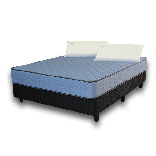 Kit Premium de Tecnología para el Descanso: Colchón de Espuma, Sommier y Almohadas