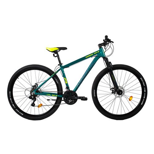 Bicicleta Mountain Bike X2.0 Rodado 29 T18 en Verde y Gris