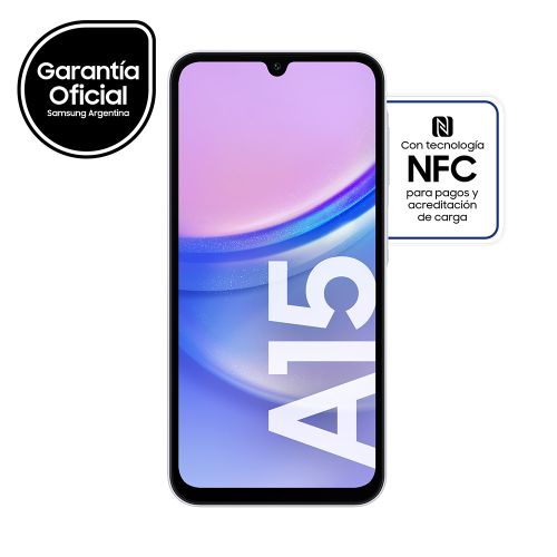 Smartphone 4GB RAM 128GB ROM, Pantalla Super AMOLED 6.5″, Color Azul Claro